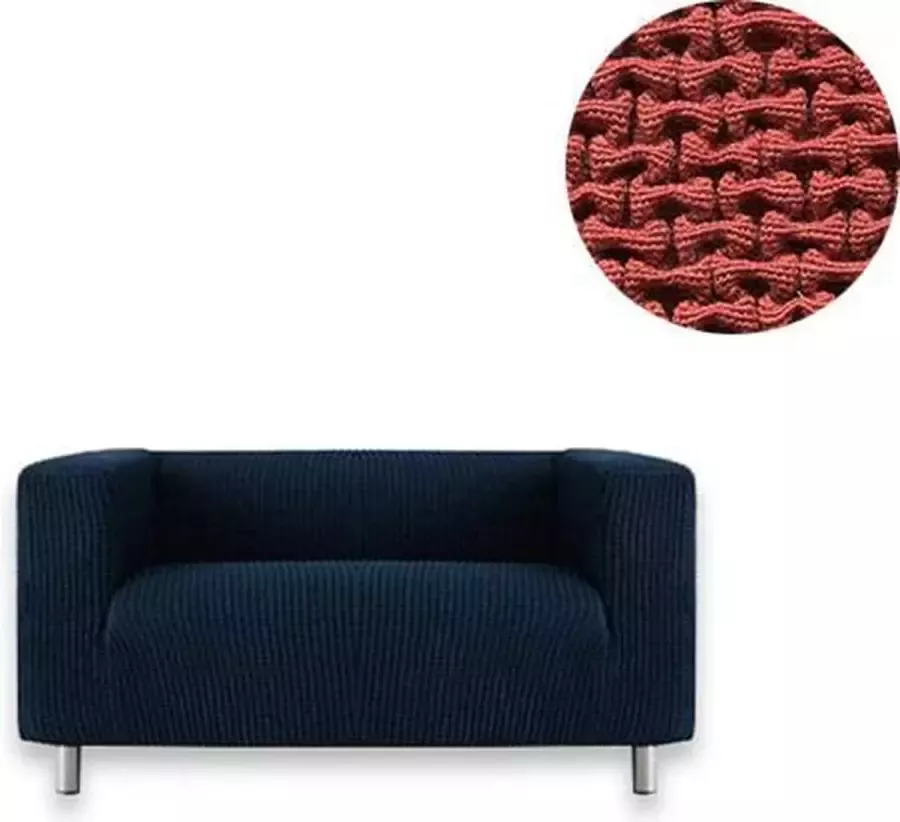 Belmarti Milos Bankhoes met hoge armleuning Steenrood 170-190cm Extreme stretch Beste kwaliteit bankhoezen