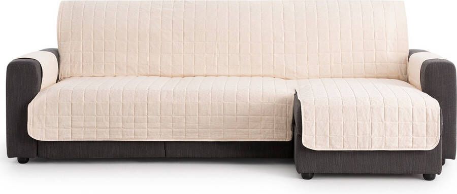 Belmarti Pure Bankbeschermer Beige Chaise Longue Rechts 240cm breed