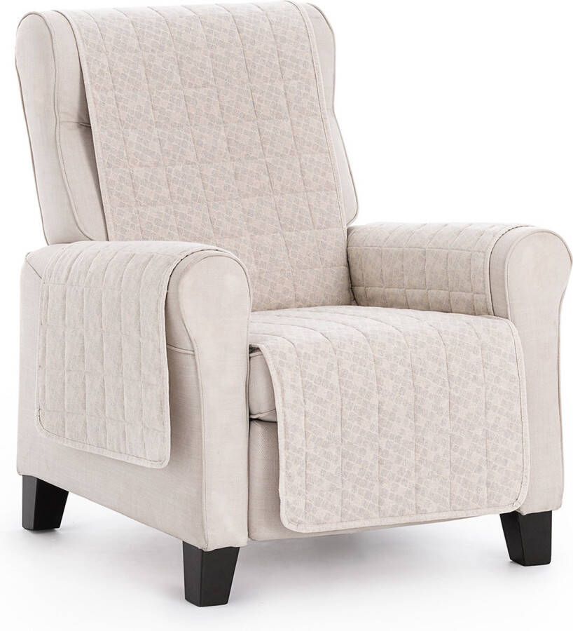 Belmarti Fauteuilbeschermer Pure 55cm breed Lichtgrijs Stijlvolle Fauteuil Beschermer Premium kwaliteit