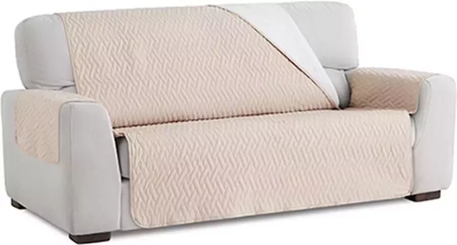 Belmarti Bankbeschermer Waterproof 110cm breed Beige Stevig gevoerde en waterbestendige bank beschermer