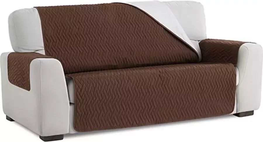 Belmarti Bankbeschermer Waterproof 110cm breed Bruin Stevig gevoerde en waterbestendige bank beschermer