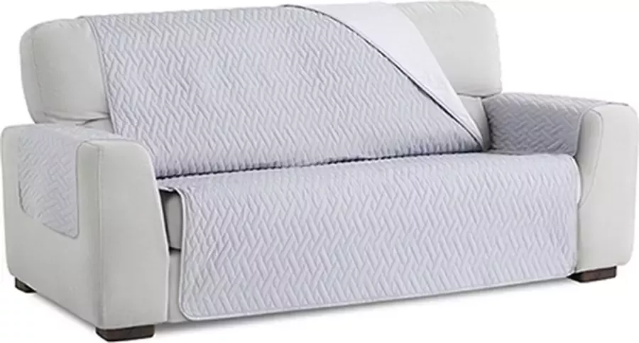 Belmarti Bankbeschermer Waterproof 110cm breed Lichtgrijs Stevig gevoerde en waterbestendige bank beschermer