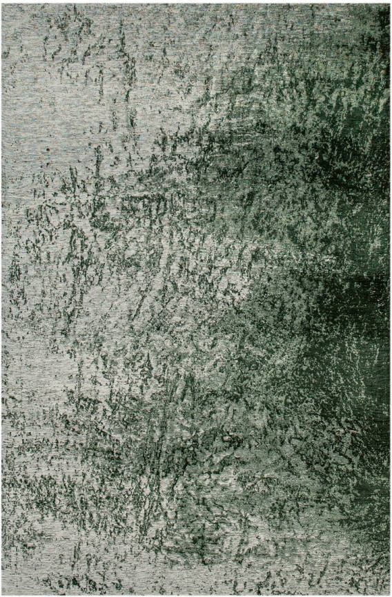 Beneffito Vloerkleed Reflect met verbrand groen en wit antiek effect 170 x 240 cm