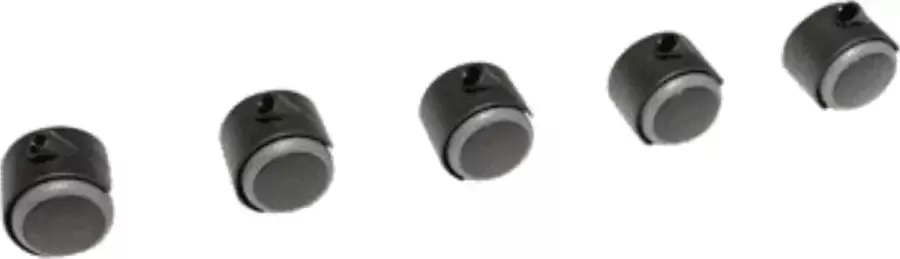 Benelux Generic Brands Prof Chair Half Geremde Wielen Voor Harde Vloeren 5 Cm