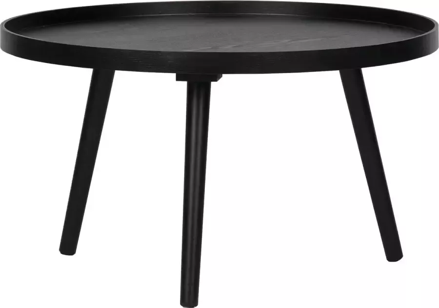 Froyak Rond zwart Salontafel- Hout MDF Ø 55 x 40 cm