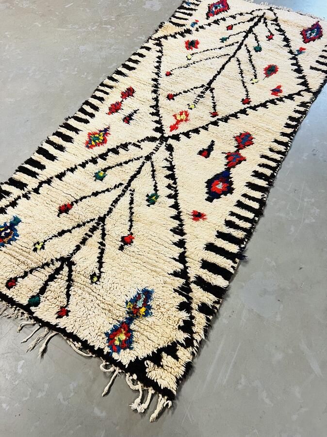 Beniouarainoutlet Azilal Tapijt Beni Ouarain Outlet Beni Ouarain Vloerkleden 237 x 106