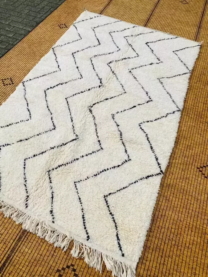 Beniouarainoutlet Berber Vloerkleed Marokkaanse Kleed Beni Ouarain 249 x 149