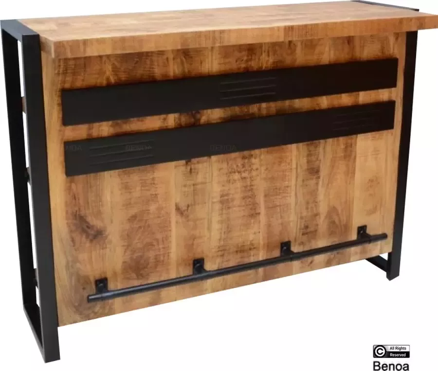 Benoa Bartafel Bas mangohout 140 cm Naturel