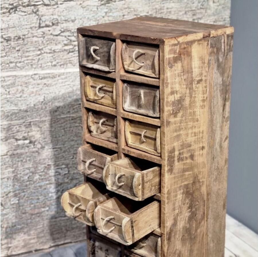 Benoa Edgewood Large Cabinet with Brick Mould Drawers 39 cm - Foto 2