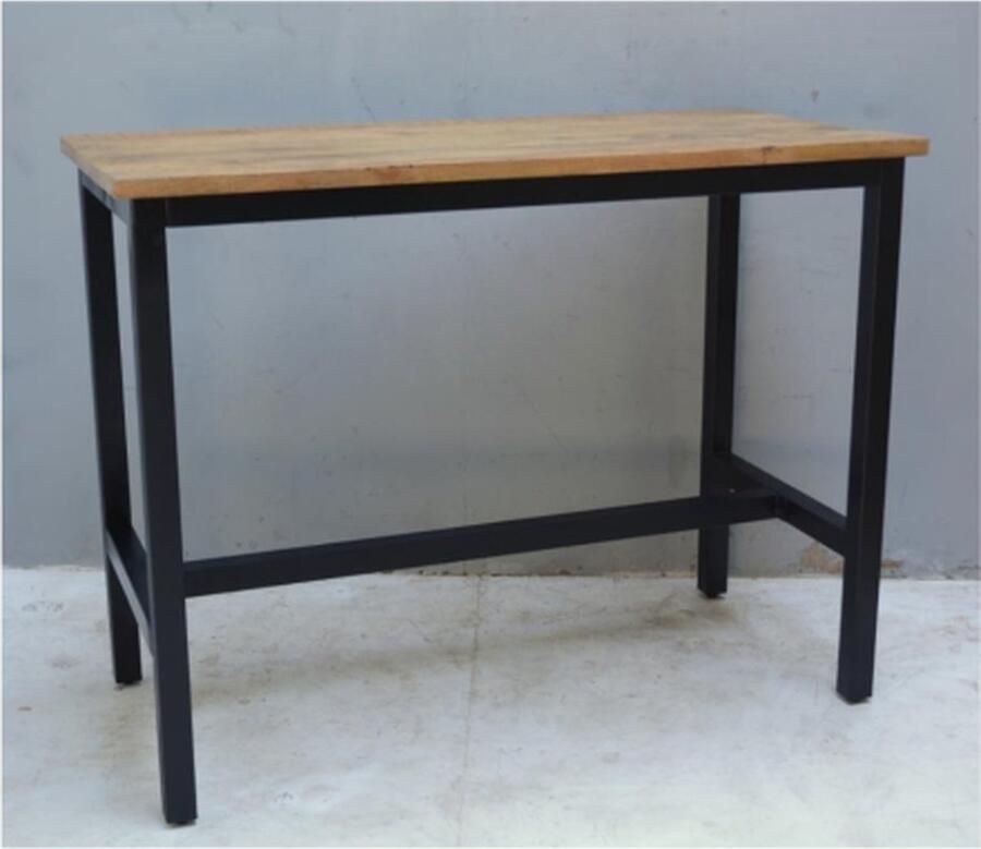 Meubelplaats Bartafel Mangohout Metaal 135 x 65 x 105 cm