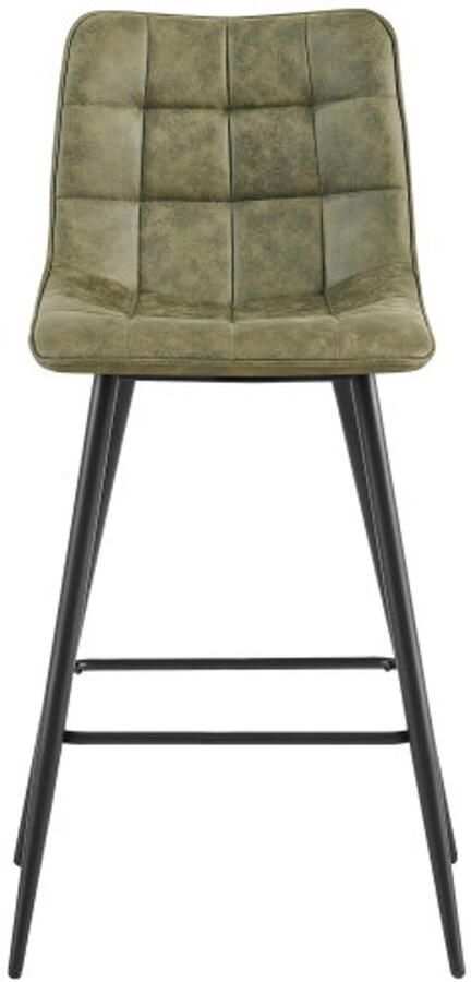 Benoa Barstoel Lucille Army Green set van 4 barstoelen