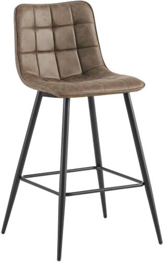Benoa Barstoel Lucille Licht Bruin set van 4 barstoelen