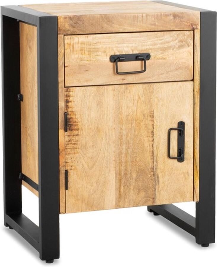 Benoa Nachtkastje Britt Deuropening naar Links 50x40x65 cm Halkastje