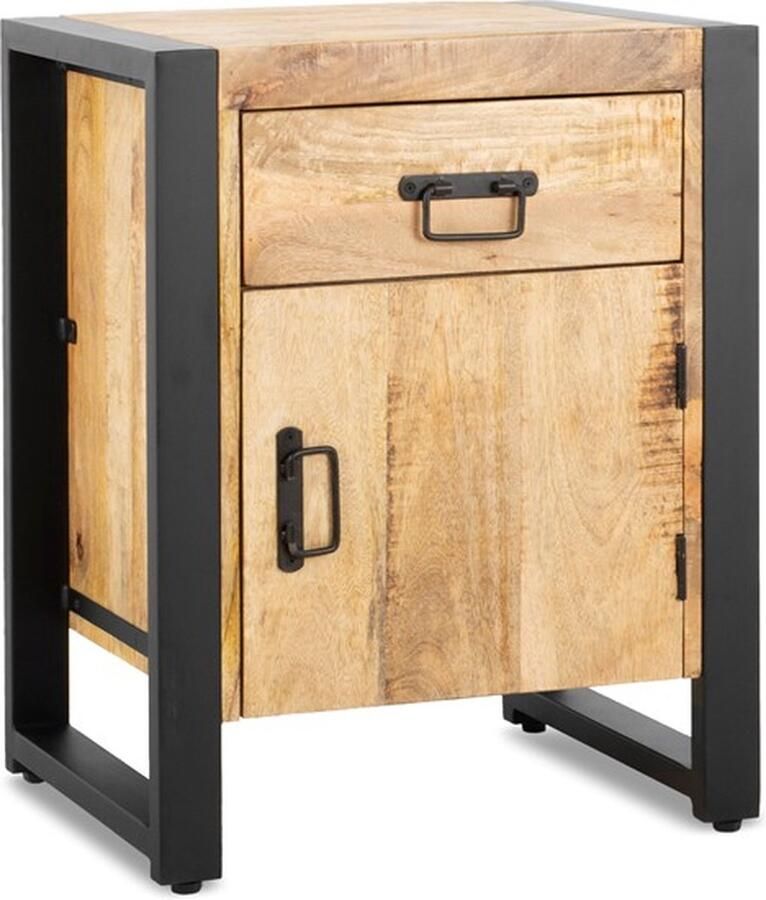 Benoa Nachtkastje Britt Deuropening naar Rechts 50x40x65 cm halkastje