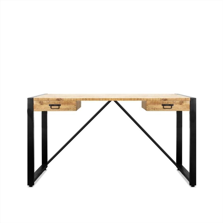 Benoa Bureau Britt mangohout 2 lades 140cm Naturel