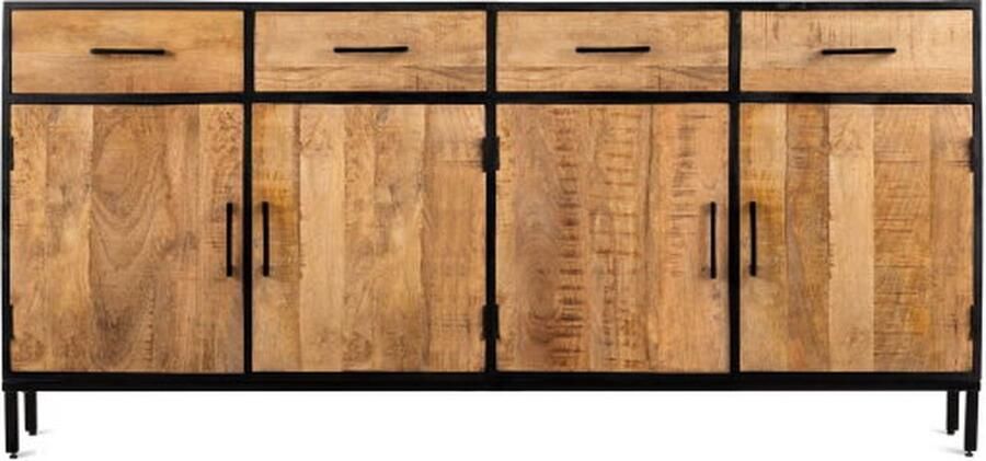 Meubelplaats Dressoir Sterre 4 lades 175cm Mangohout - Foto 2