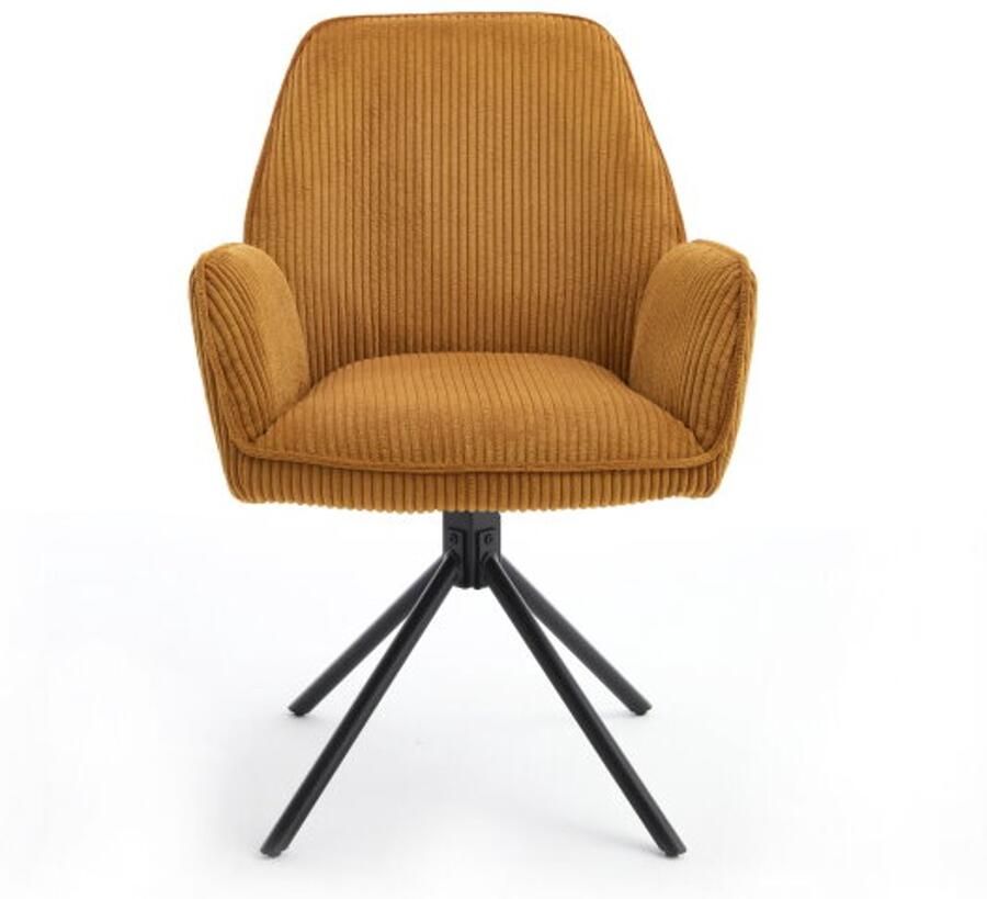 Benoa Eetkamerstoel Noah Hyper Curry eetkamerstoelen Prijs per stoel Verpakt set van 2