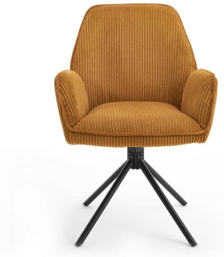 Benoa Eetkamerstoel Noah Hyper Curry eetkamerstoelen Prijs per stoel Verpakt set van 2 - Foto 2