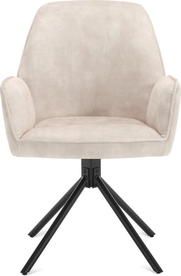 Benoa Eetkamerstoel Noah Oyster (set van 2)