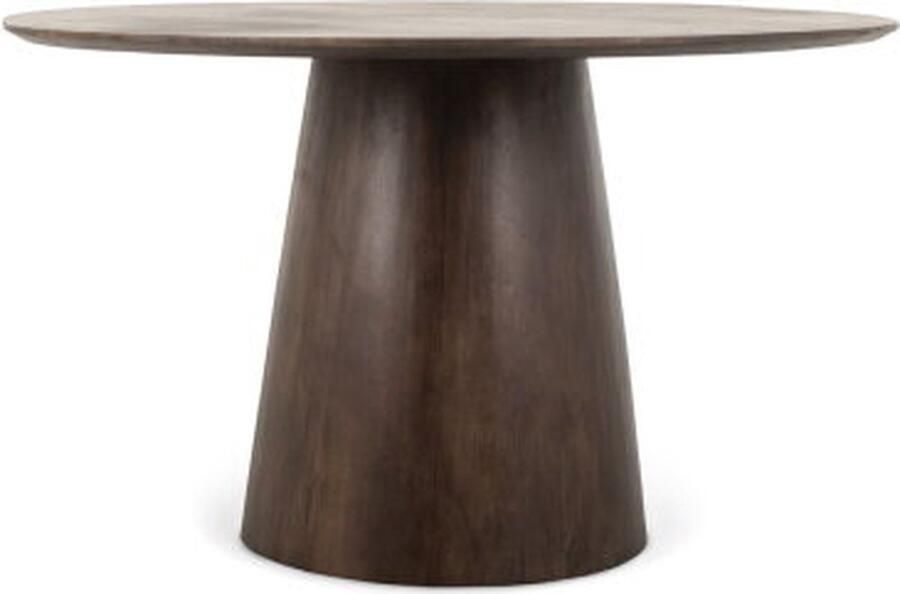 Benoa Eettafel Jade rond mangohout 140 cm Bruin