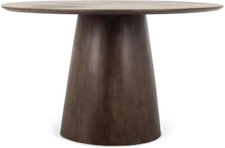 Benoa Eettafel Job Rond mangohout 140 cm Walnoot Japandi - Foto 2