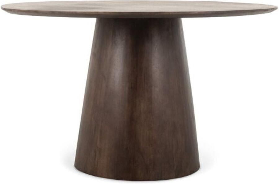 Benoa Eettafel Job Rond mangohout 150 cm Walnoot Japandi - Foto 2