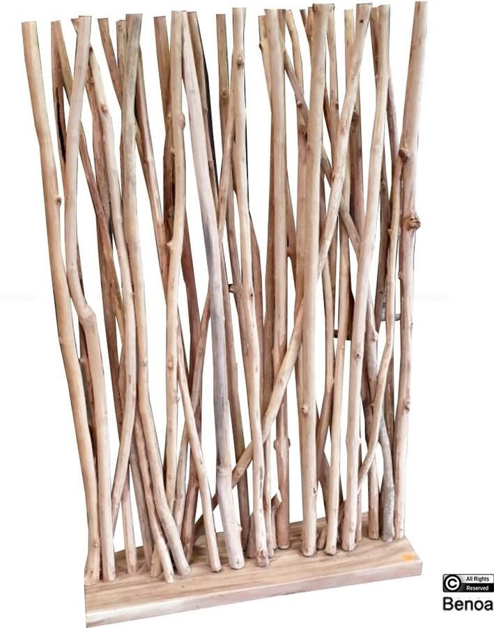 Benoa Houten kamerscherm 90 cm