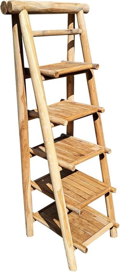 Benoa Plantenrek Opklapbaar Teak Buiten