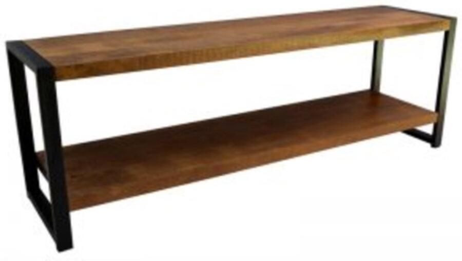 Meubelplaats Tv-meubel Mangohout Britt met onderplank 180 cm - Foto 2