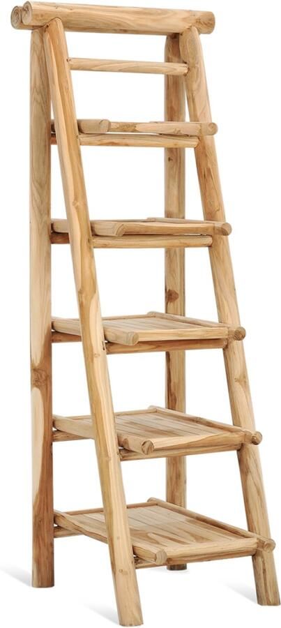 Benoa Plantenrek Opklapbaar Teak Buiten - Foto 2