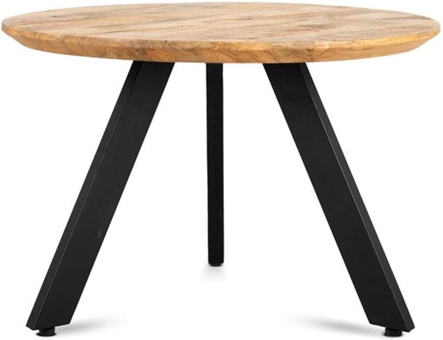 Benoa Salontafel Berlin Rond mangohout 80 cm Naturel