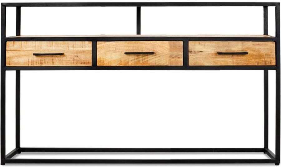 Benoa Bijzettafel Visgraat Jax Mangohout 140 cm - Foto 2