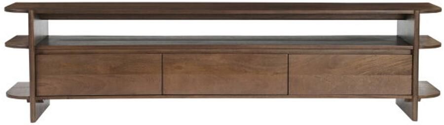 Benoa TV kast Jade mangohout 200 cm Bruin Japandi