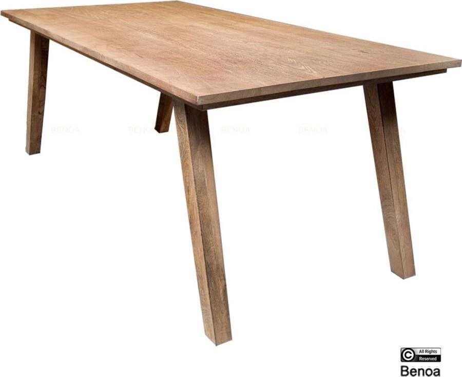 Benoa Eettafel Bibi rechthoekig mangohout 280 cm lichtbruin - Foto 2