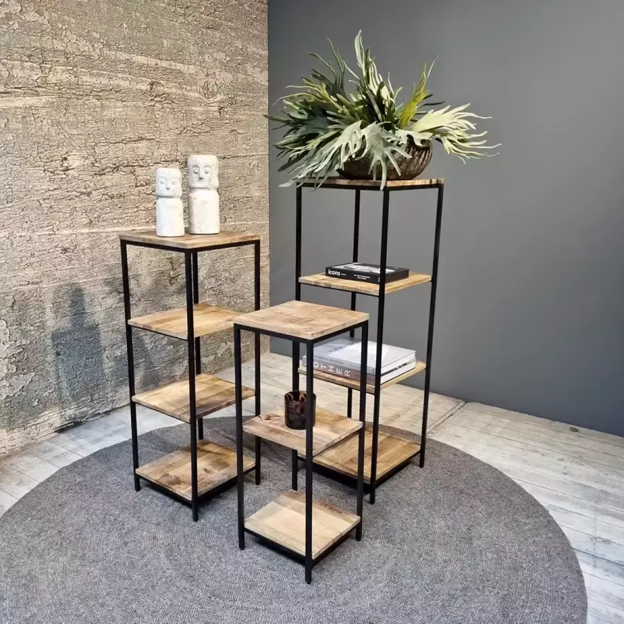 Benoa Lancaster Bookshelf Set Of 3 120 cm - Foto 2