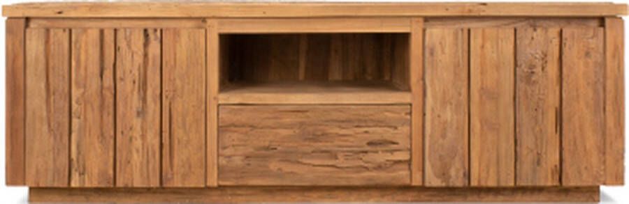 Benoa Bridge 2 Door 1 Drawer TV Cabinet Teak 150 cm - Foto 5