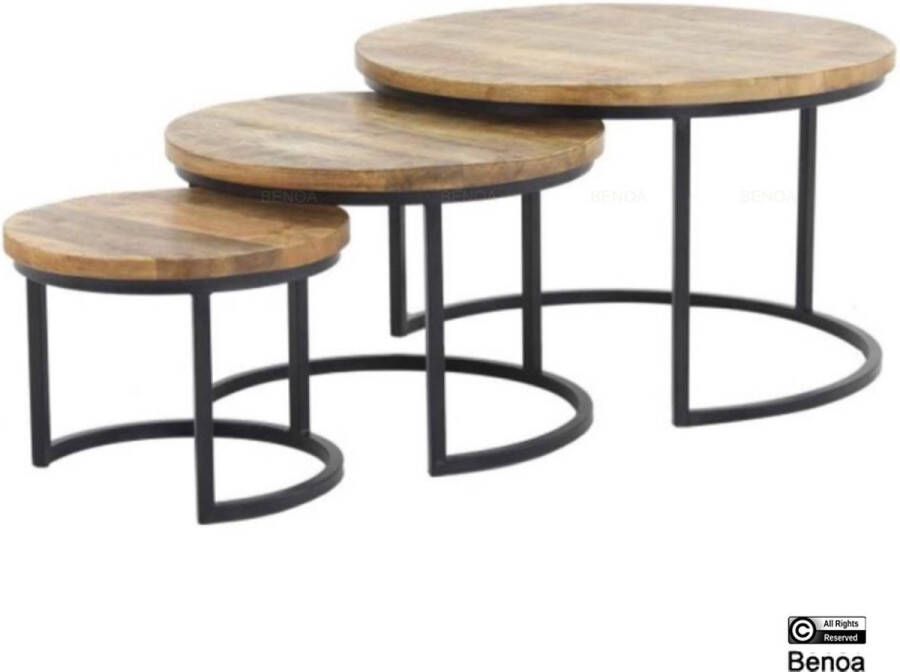 Benoa Coffee Table 2cm Top (Set of 3)