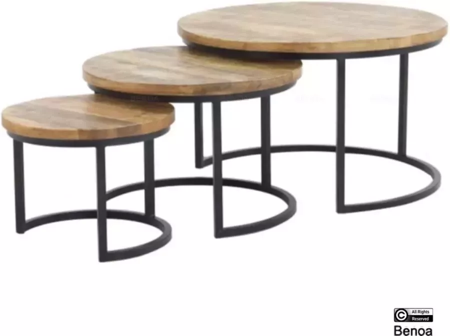 Benoa Coffee Table 2cm Top (Set of 3)