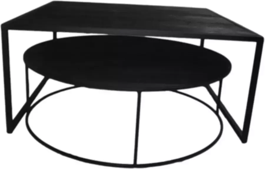 Benoa Coffee Table Square & Round Set of 2 - Foto 1