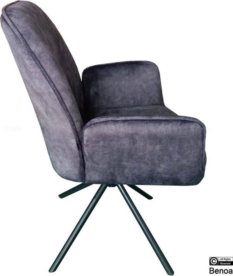 Benoa Dining Chair Noah Adore Anthracite