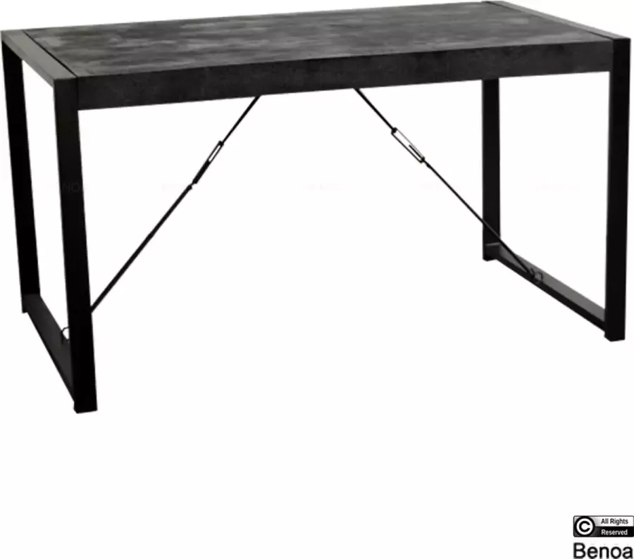 Benoa Eettafel Britt rechthoek Zwart 140 cm - Foto 3