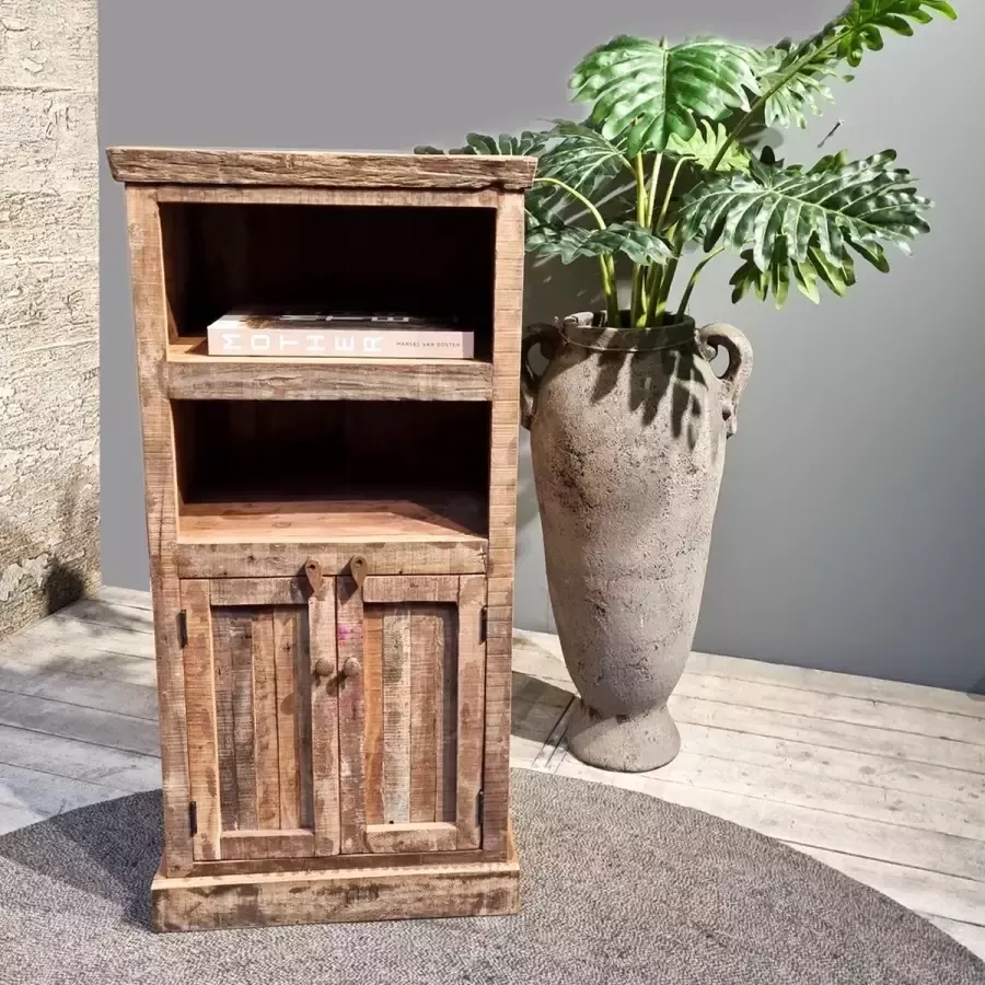 Benoa kabinetkast Almirah oud hout 55 cm Bruin - Foto 2