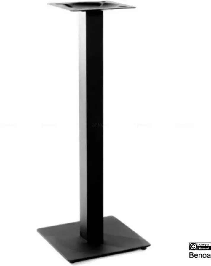 Benoa Horeca Bistropoot metaal 40x40x106 5 Zwart