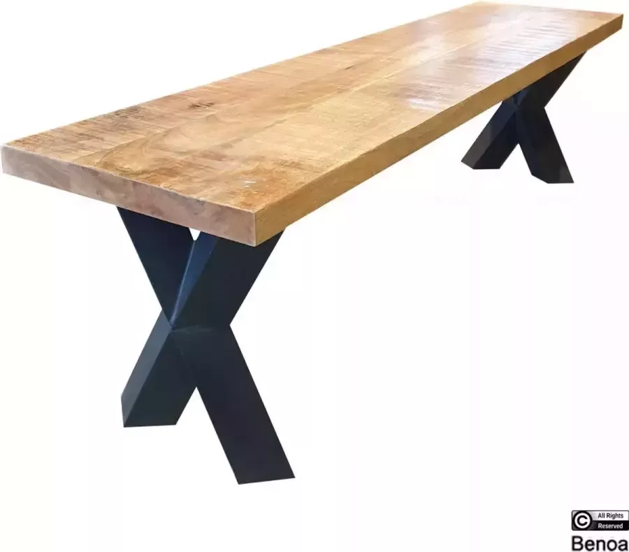 Benoa Kannapolis Mango Bench Diamond X Leg 160 cm - Foto 1