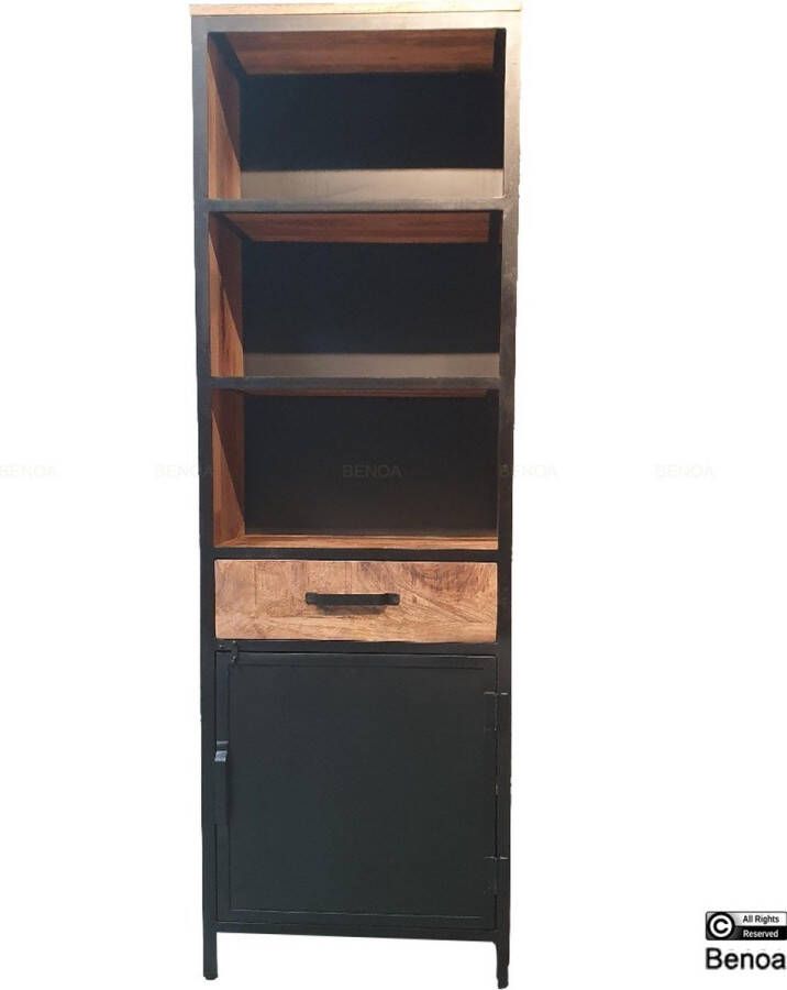 Benoa Lizzy 1 Door 1 Drawer Book Cabinet 65 cm