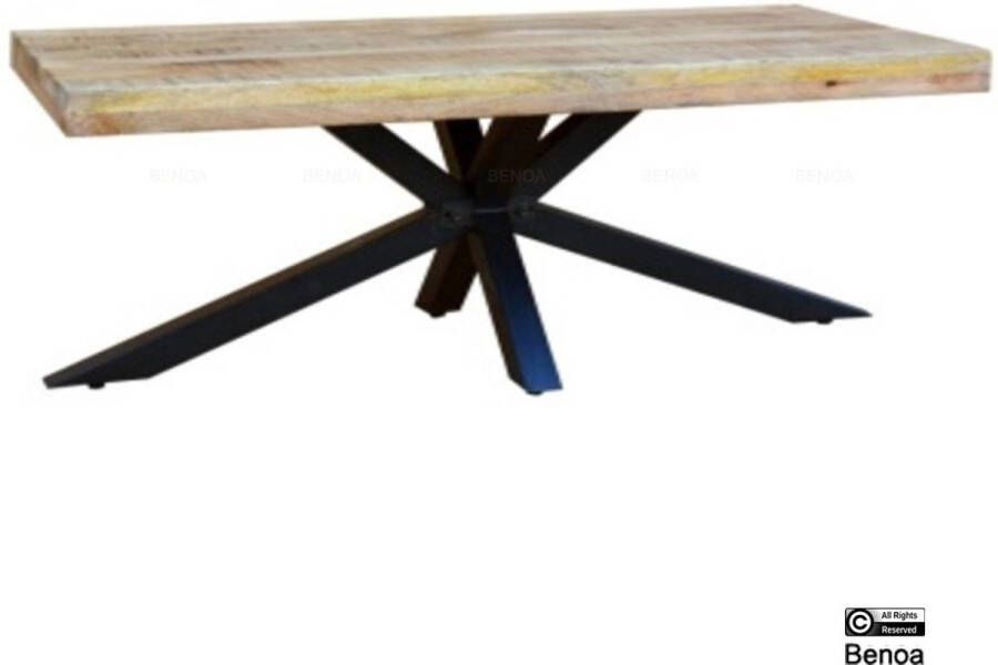 Benoa Mango Coffeetable 3+3 top with Spider Leg