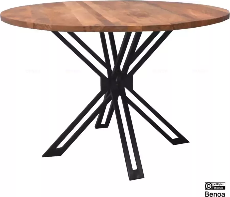 Benoa Ronde Eettafel Yana mangohout 150 cm Naturel - Foto 1