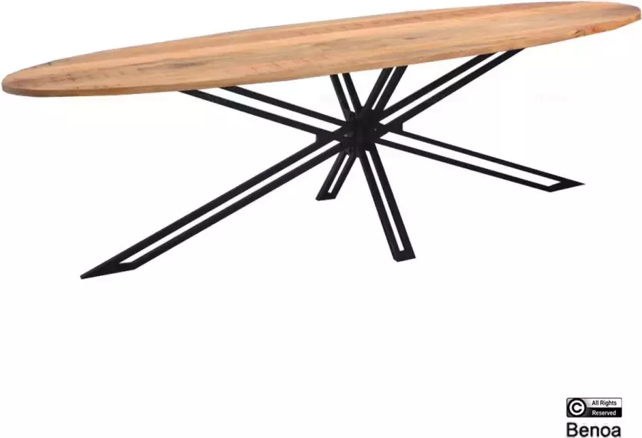 Benoa Mangohouten Eettafel Yana Ovaal 220 cm