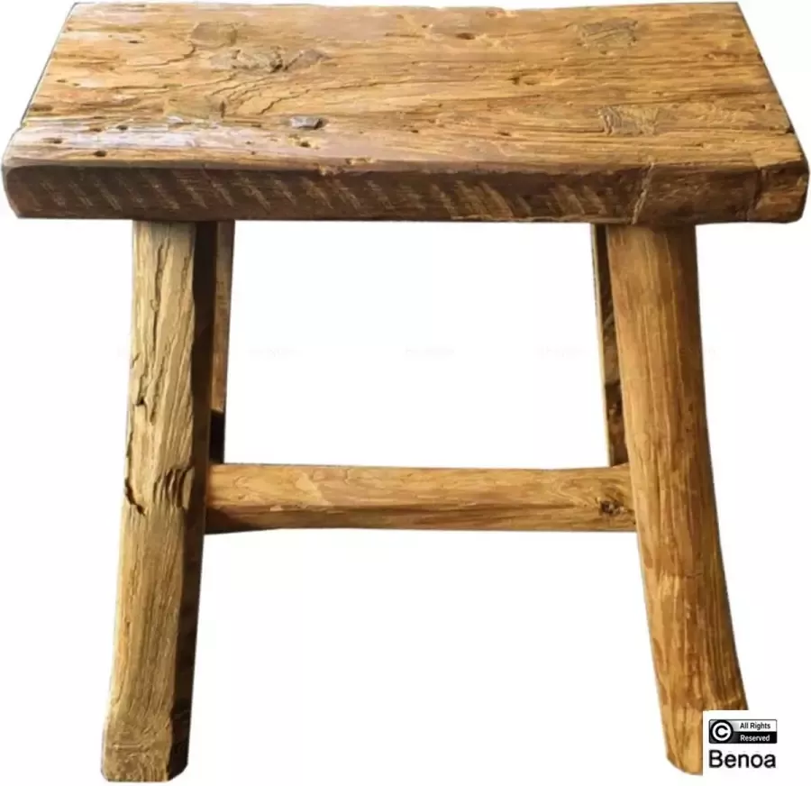 Benoa Bankje Blora Old Teak 40 50 cm