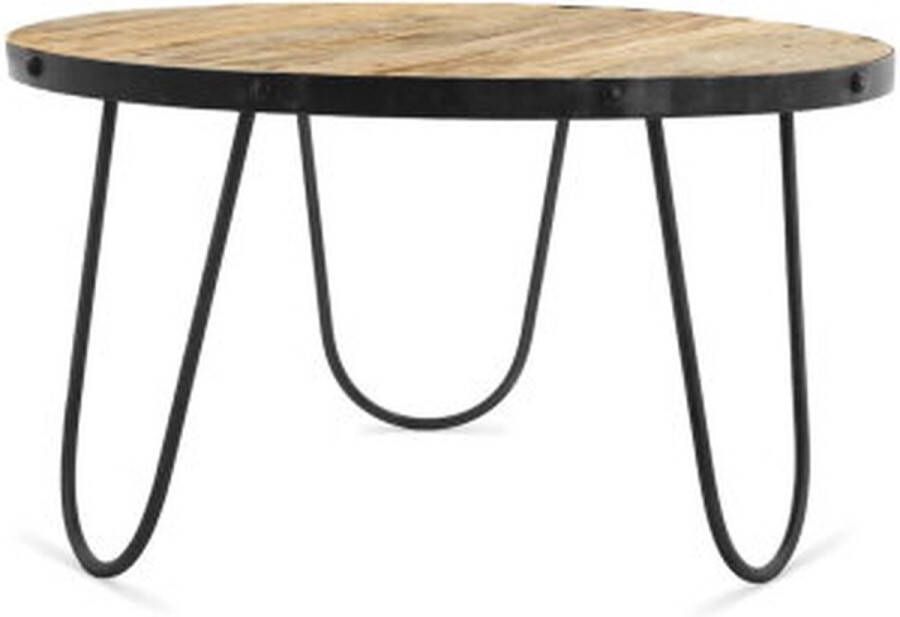 Benoa Teagues Wood & Iron Coffee Table Rough Mango 80x45 cm - Foto 1